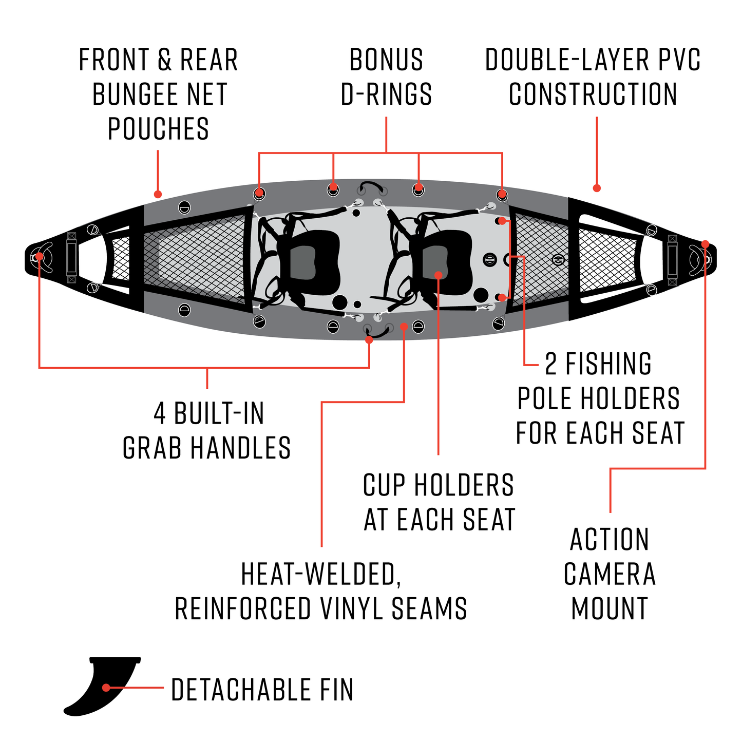 Firewater Inflatable Kayak