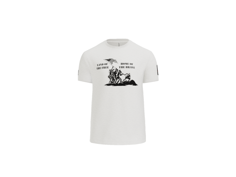 Iwo Jima Land of the Free Home of the Brave T-Shirt