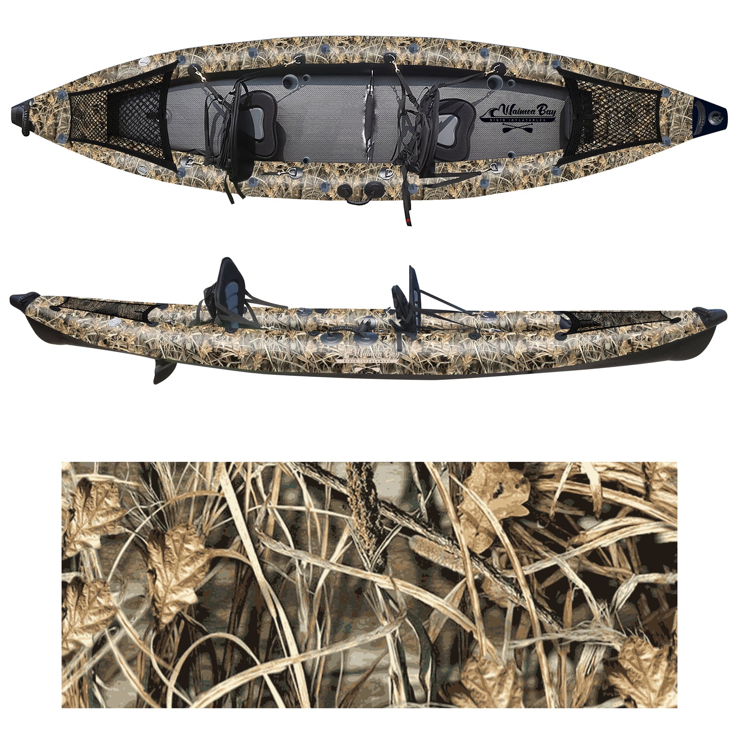 Two-Seater Camo Kayak