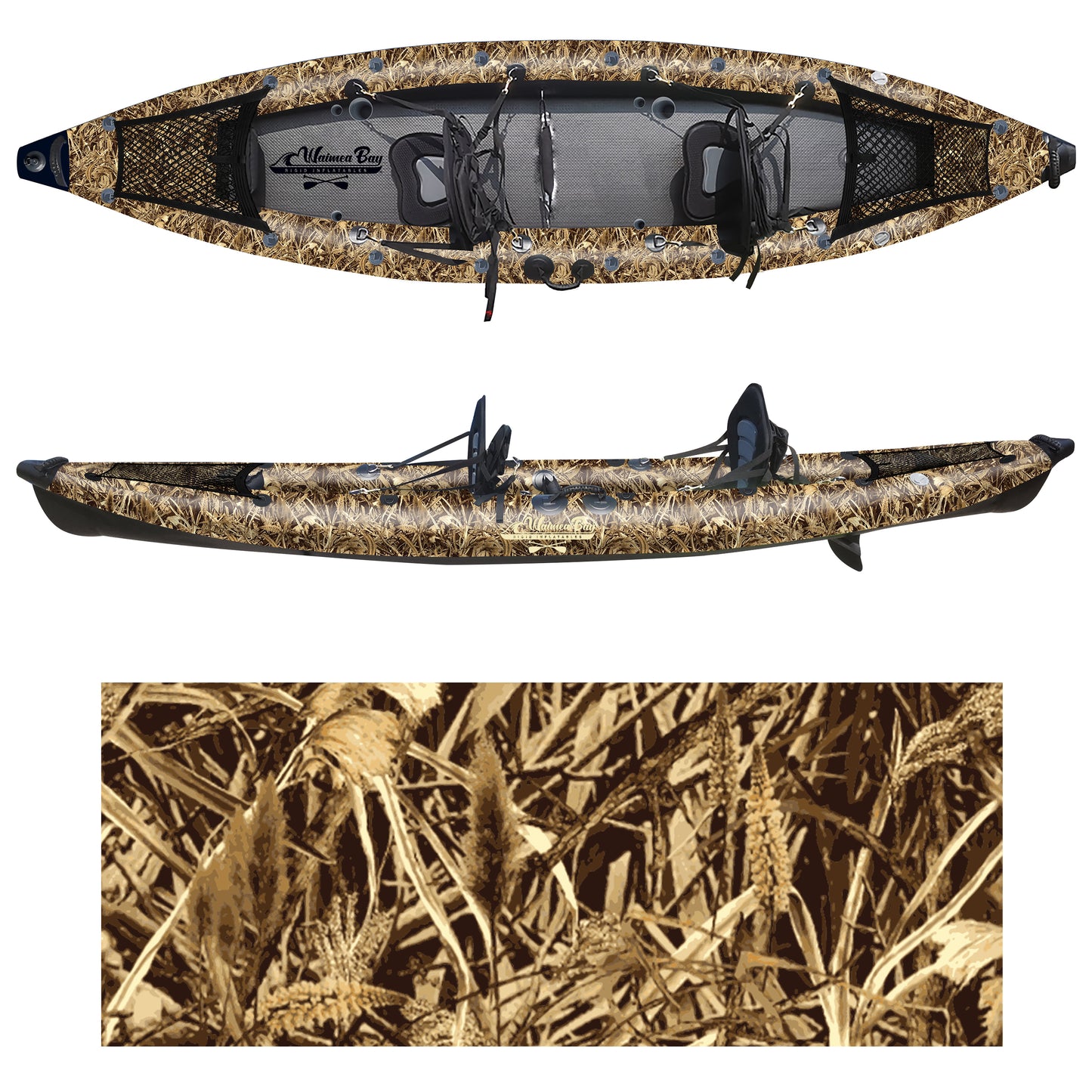 Two-Seater Camo Kayak