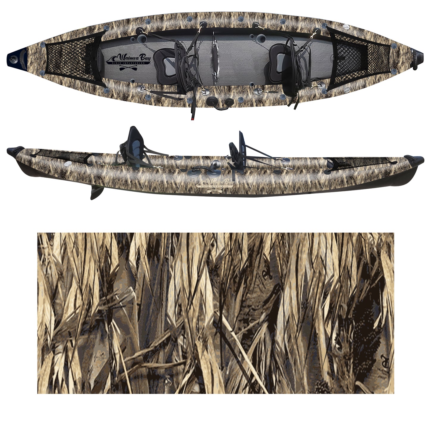 Two-Seater Camo Kayak