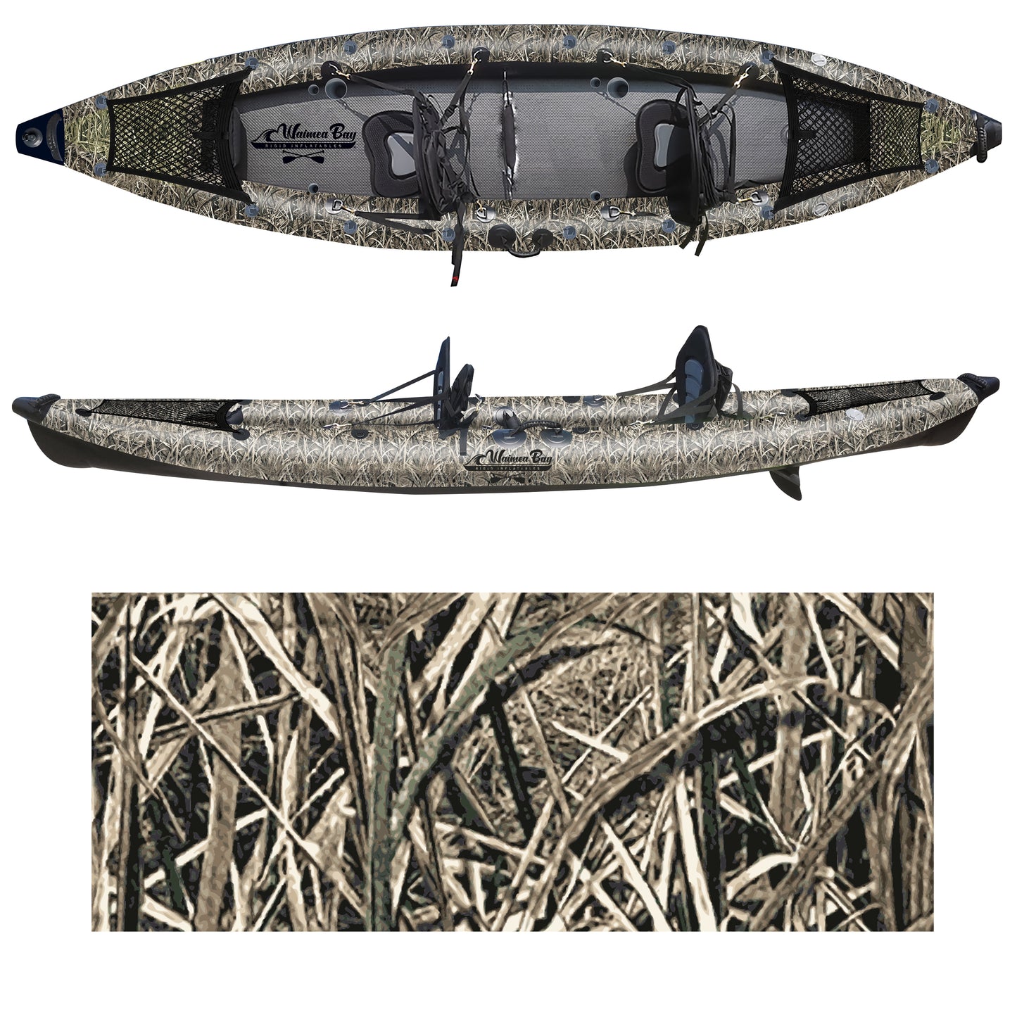 Two-Seater Camo Kayak