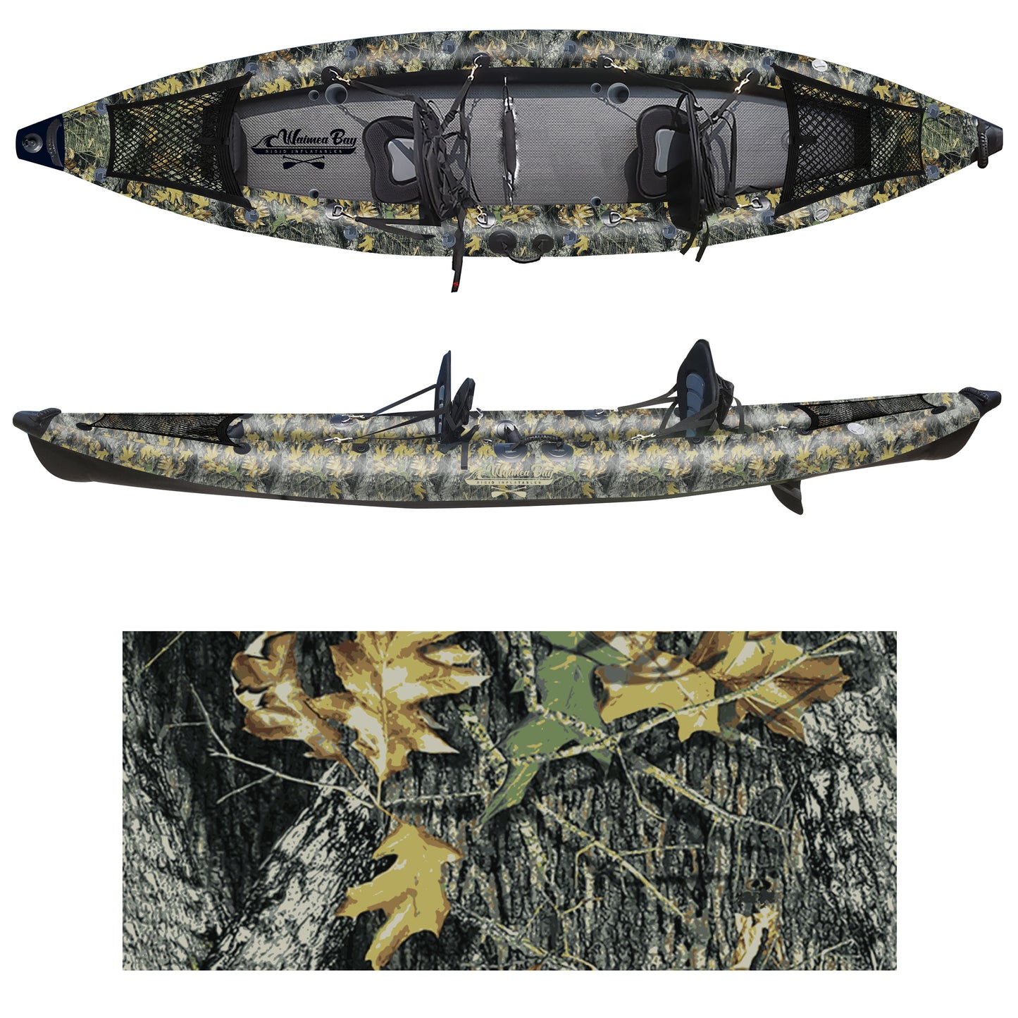 Two-Seater Camo Kayak