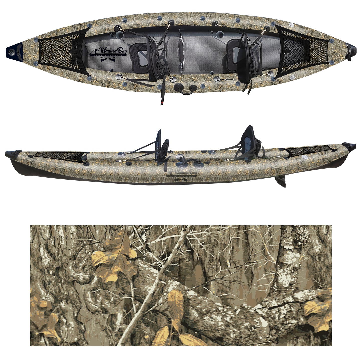 Two-Seater Camo Kayak