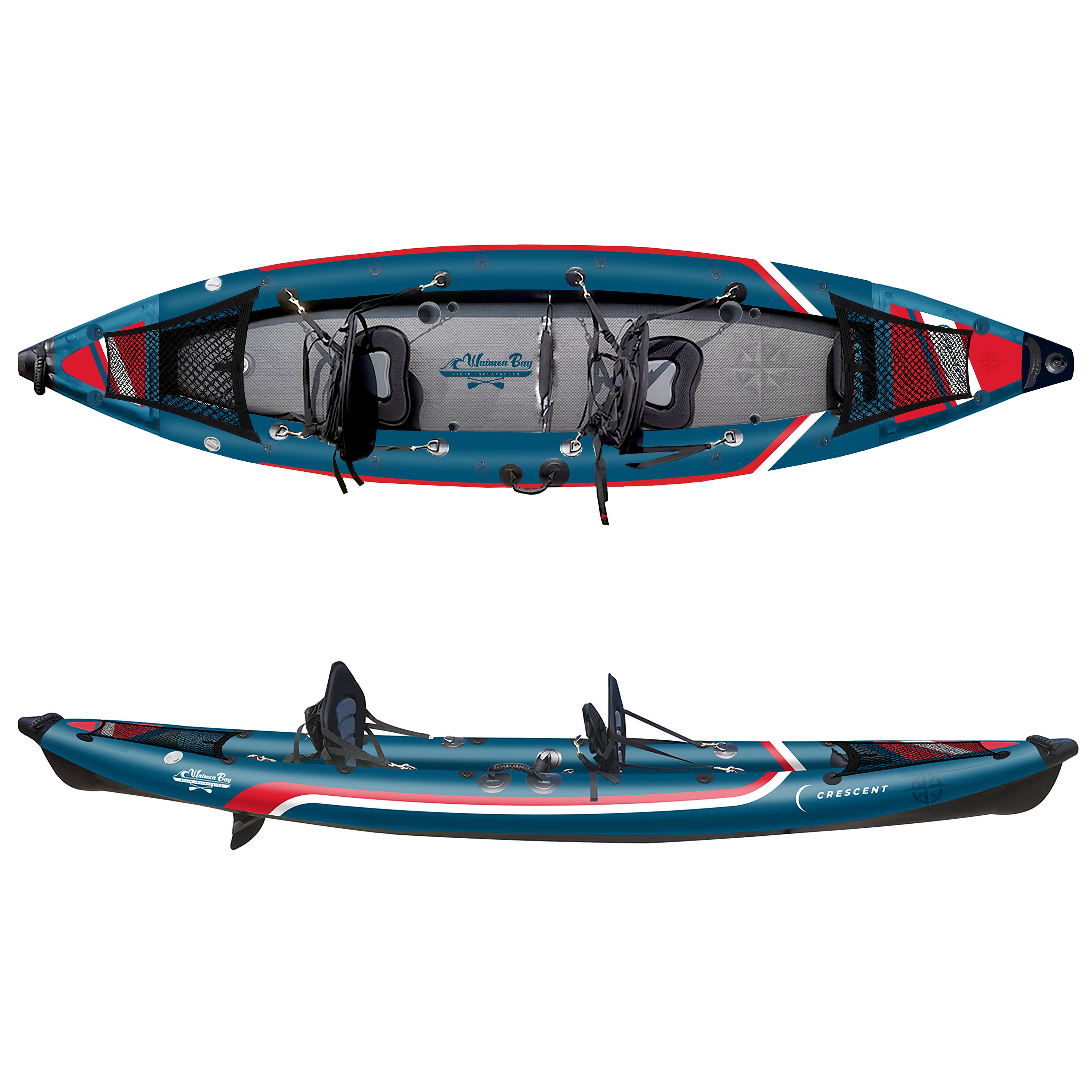 Crescent Inflatable Kayak – Waimea Bay Rigid Inflatables